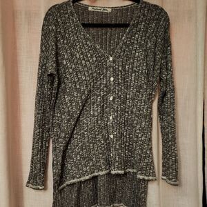 Michael Stars Gray Knit Cardigan